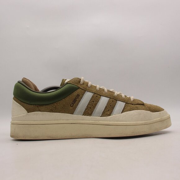 Adidas Bad Bunny Campus 00s Men's Size 12.5 Olive Green Suede Lace-Up ID7950